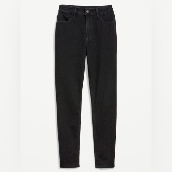 NWT! High-Waisted Wow Super-Skinny Black-Wash Ankle Jeans for Women - 6 LONG - Picture 4 of 9